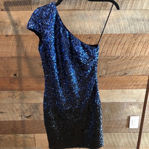 Dress the Population Debbie Ombré Sequin Dress Small - Picture 4 of 5